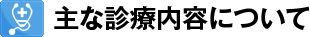 主な診療内容について